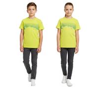 Aston Martin Formula 1 Auto Grafik F1 Kinder Kurzarm-Shirt nachhaltiges Sport-Shirt aus Bio-Baumwolle 701228852 001 Gelb 92