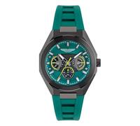 Aston Martin Herren Armbanduhr AML Thrill MTRI1F503 Edelstahl 42 mm Grün Silikonarmband 10 bar
