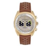 Aston Martin Herrenuhr Timeless MTTS2F502 Chronograph Lederarmband Champagner/Braun