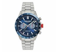 Aston Martin Herren Chronograph Armbanduhr AML ICON MTIS1F503 Blau/Stahl MTIS1F5...