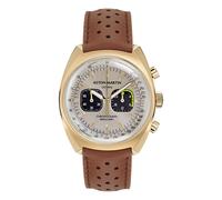Aston Martin Herrenuhr Timeless MTTS2F502 Chronograph Lederarmband Champagner/Braun