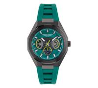 Aston Martin Herren Armbanduhr AML Thrill MTRI1F503 Edelstahl 42 mm Grün Silikonarmband 10 bar
