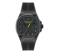 Aston Martin Herren Armbanduhr AML ICON Analog Quarz Schwarz/Lime MTIG1F503
