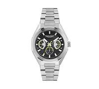 Aston Martin Herren Armbanduhr AML Thrill MTRI1F505 Edelstahl Schwarz 42 mm