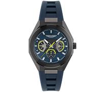 Aston Martin Herren Armbanduhr AML Thrill MTRI1F501 Schwarz/Blau 42 mm Silikon