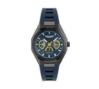 Aston Martin Herren Armbanduhr AML Thrill MTRI1F501 Schwarz/Blau 42 mm Silikon