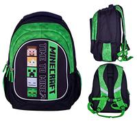 ASTRA Dreifächiger Schulrucksack MOTIV - Minecraft Figuren Rucksack Schultasche Schulrucksack Jungen Creeper Design rucksack jungen Große Kapazität kinder Ranzen ALEX&STEVEN