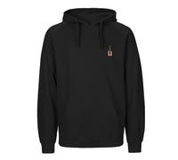ASTRA x Fashion Drinks Unisex Kapuzensweatshirt Hoodie, 100% Bio-Baumwolle, Schwarz XXL
