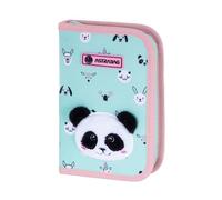 ASTRABAG 503023028 TEDDY PANDA Mäppchen, Green