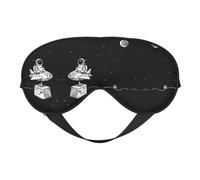 Astronaut Galaxy, doppelseitige weiche Verdunkelungs-Augenmaske, Entspannung, Nulldruck, Nachtschlaf-Augenmaske