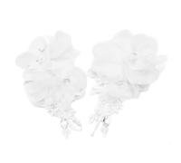 Asudaro Blumenspitze Kurze Spitze Floral Handschuhe Strass Brauthandschuhe Gaze Handschuhe Fingerlose Handschuhe Handdekoration Für Braut Hochzeit Foto Abendkleid Hochzeit Handschuhe Beige