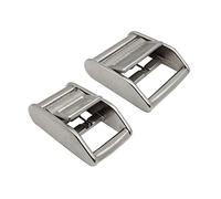 Asudaro Nockenschnallen, 2 Stück 38mm/25mm Cam Flap Schnalle Nockenklappenschnallen Edelstahl Rutschfeste Starke Kraftverschlussschnalle für Rucksäcke, Taschenriemen, Uhrenarmbänder 25mm