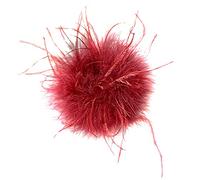 Asudaro Vintage Natürliche Flauschige Straußenfeder Brosche Schmuck Fascinators Braut Dekor Damen Blumen Broschen Pin Anstecknadel für Festival Hochzeit
