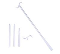 Asukohu 35-Zoll Schuhanzieher mit langem und Sockenentferner Senior Kunststoff Anziehhilfe Stick für Männer und Frauen Alltagshelfer Seniorenhilfe Schuhanzieher