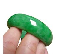 Armreif Aus Natürlicher Jade, Armreif Aus Sonnengrüner Jade Der Güteklasse A, Breites Jadearmband Für Damen, Für Familie Oder Freunde, Mit Schmuckschatulle, 53-64 Mm,57-58mm