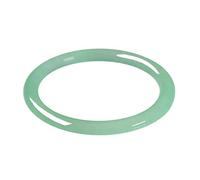 ASumPio Natürlicher Jade-Armreif, Hellgrüner Jade-Armreif, Dünnes Rundes Jade-Armband, Bringt Glück, Mit Schmuckschatulle, 54-64 Mm,64mm