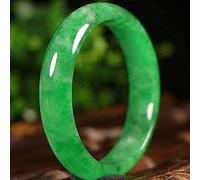 Natürlicher Jade Armreif, Vollgrünes Feng Shui Jadeit Armband Damen Schmuck, 56-62Mm, Jade Armreif, Natürliches Jade Armband,Jade-60mm