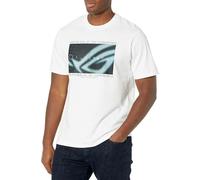 ASUS Herren Kurzarm, Weiss/opulenter Garten, L