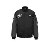 ASUS ROG Cosmic Bomber Jacke (schwarz/grau, wasserabweisend, ROG Patches, CJ3001, XL)