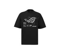 asus Rog Pixelverse Herren-T-Shirt, Schwarz , L