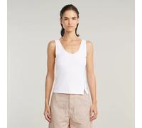 G-STAR Asymmetrical Zip Slim Tanktop Weiß XL white D26226-D275-110-XL