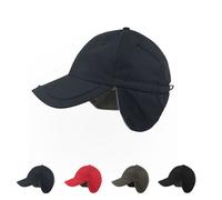 AT417 Atlantis Techno Flap Kappe Recycelt Black One Size