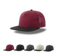 AT424 Atlantis Bank Five Kappe Recycelt Burgundy One Size