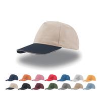 ATLANTIS HEADWEAR START FIVE SANDWICH CAP GREY/WHITE