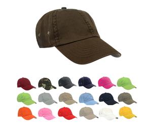 AT601 Atlantis Kappe abgesetzter vorgebogener Mützenschirm Stone One Size