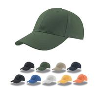 Atlantis Unisex 6-Panel Baseball Kappe 'Zoom' Klassische Cap ZOOM black one size