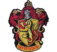 Ata-Boy Harry Potter Gryffindor Hauswappen, offiziell lizenzierter Aufnäher, Anstecknadel und mehr, Iron-On Patch, Nylon