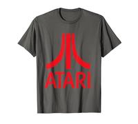 Atari Classic Rotes Logo T-Shirt, Herren, Anthrazit, 4XL