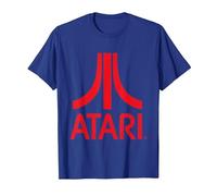 Atari Classic Rotes Logo T-Shirt, Herren, Königsblau, 3XL