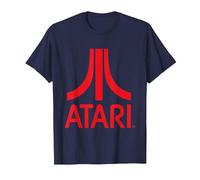 Atari Classic Rotes Logo T-Shirt, Herren, Marineblau, 3XL