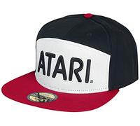 Atari - Retro Colorblock Snapback Schwarz, Schwarz, Einheitsgröße