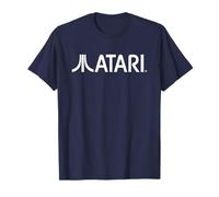Atari Vintage Games White Logo Classic Gaming Fun Style T-Shirt