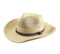 ATARSM Herren Sonnenhut Mann Strohhut Breite Krempe Strand Faltbare Kappe Big Bone Herren Plus Size Fedora Hut 58Cm 60Cm 62Cm