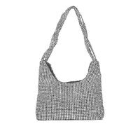 ATBUSS 1 Stück Diamant-Umhängetasche, modische Abendaccessoires, Damenhandtasche, personalisierte Umhängetasche, elegante Clutch, glänzende Strass-Handytasche, geeignet für Hochzeit, Abschlussball