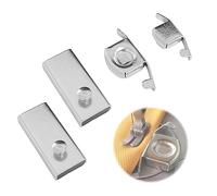 ATBUSS 4 Stück magnetische Nahtführung, Nähmaschinenzubehör, Nahtführung, Schienen-Nähfuß, DIY-Bastelwerkzeuge, Nähzubehör