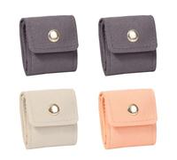 ATBUSS 4 Stück Schmuckaufbewahrungstasche Mit Mehreren Fächern, Multifunktions-Schmuckaufbewahrungstasche, Tragbare Schmuckaufbewahrungsbox, Reisezubehör, Aufbewahrungstasche Für Mädchenschmuck.