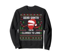 ATC Ugly Xmas-Pullover von Santa Air Traffic Control Sweatshirt