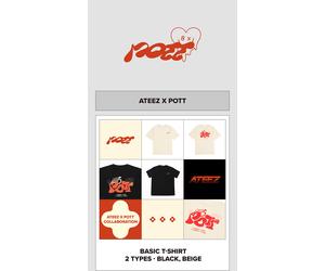 ATEEZ - "Ateez X Pott" Official T-SHIRT (beige)