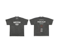 ATEEZ Offizielles Tour Merch Cities T-Shirt, Dunkelgrau, S