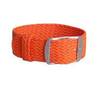 Ateldooly Stoffgewebtes Armband, Ersatzarmband, 14mm, 16mm, 18mm, 20mm, 22mm, Nylonarmband, Orange, 14mm