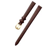 Ateldooly Uhrenarmband Damen Lederarmband Armband 6mm 7mm 8mm 10mm 12mm Kleines Armband, Braun G, 7mm