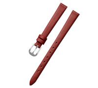 Ateldooly Uhrenarmband Damen Lederarmband Armband 6mm 7mm 8mm 10mm 12mm Kleines Armband, Rot Sk, 7mm