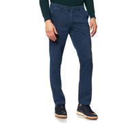 GARDEUR Hose Herren Slim Fit Baumwolle blau/blau, 28
