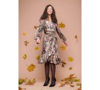 Atelier SNOW Wickelkleid Rosalie aus LENZING ECOVERO Viscose-Satin XL