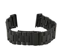 Atemberaubender Austausch des Uhrenarmbands aus Gebürstetem Edelstahl, Doppelknopf-Faltschließe, Hochwertiges, Solides Metallarmband für Männer und Frauen, Passend für Fenix 7X