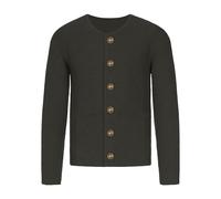 Atforna Herren Trachtenjacke Traditioneller Trachtenjanker mit Knopfleiste, Oktoberfest Outfit, Lederhosen Jacke, Trachtenmode für Männer, Schwarz, S